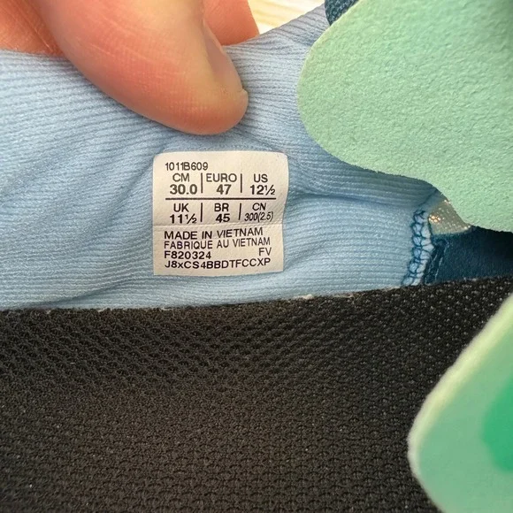 Asics Noosa Tri 15 Men's Running Shoes Blue Bliss / Restful Teal Size 12.5 - Picture 5 of 13